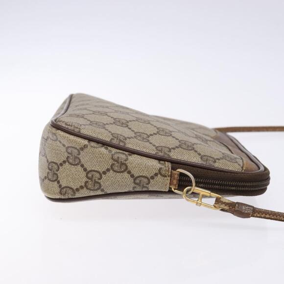 GUCCI GG Supreme Web Sherry Line Shoulder Bag Pvc Beige 97 02 068 - Picture 4 of 13